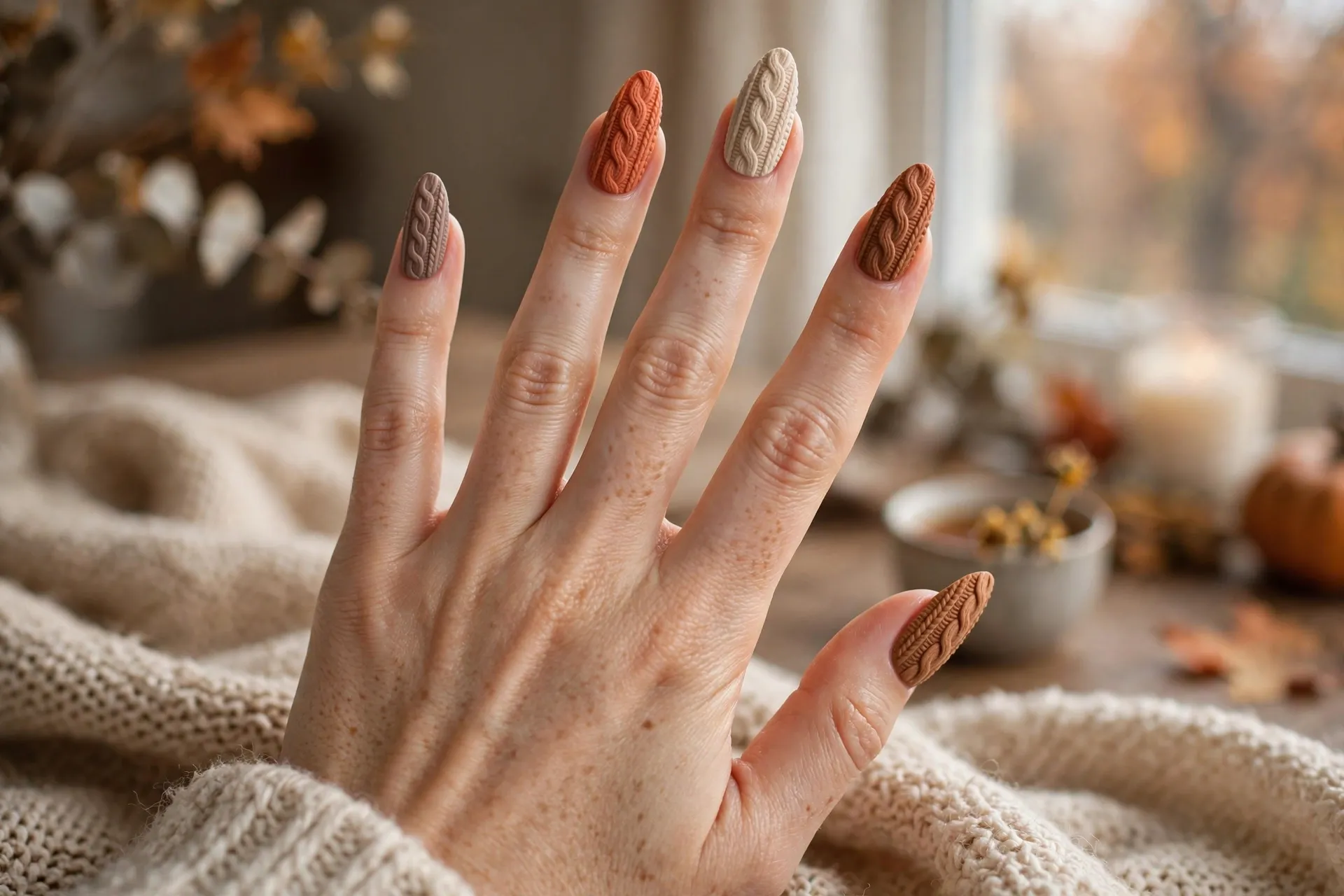 7. Sweater Texture Accent