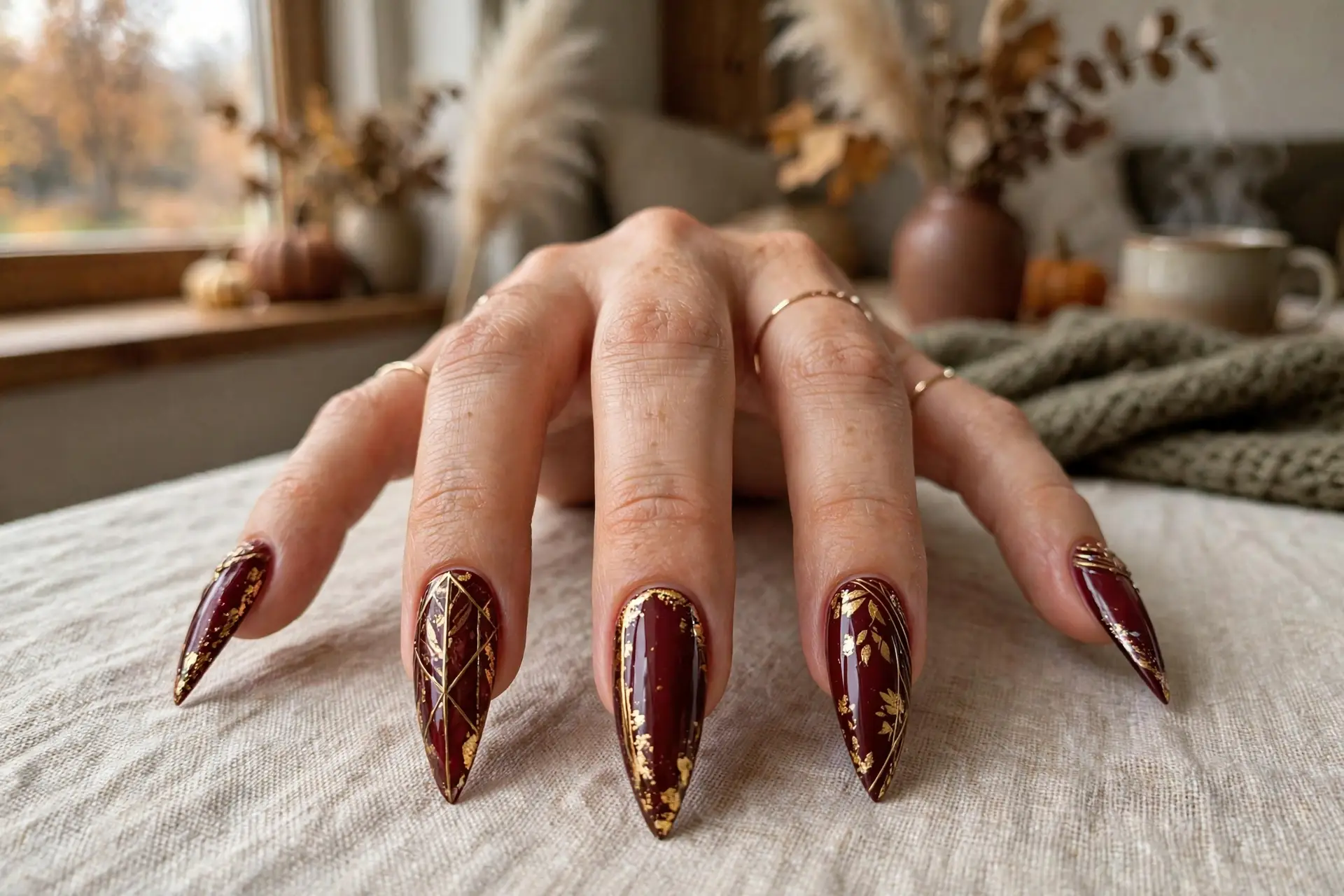 3. Gilded Burgundy