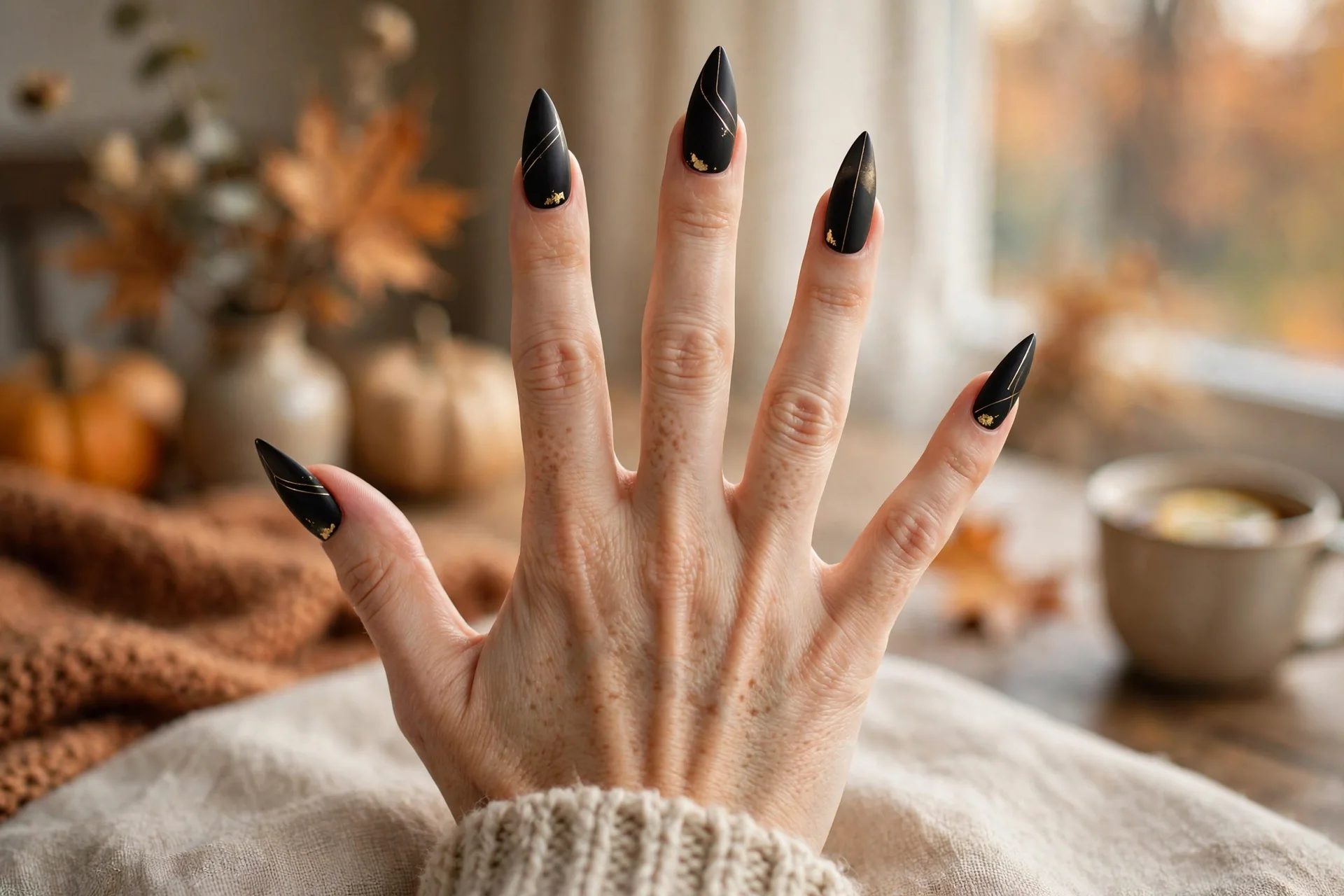 3. Matte Black Elegance