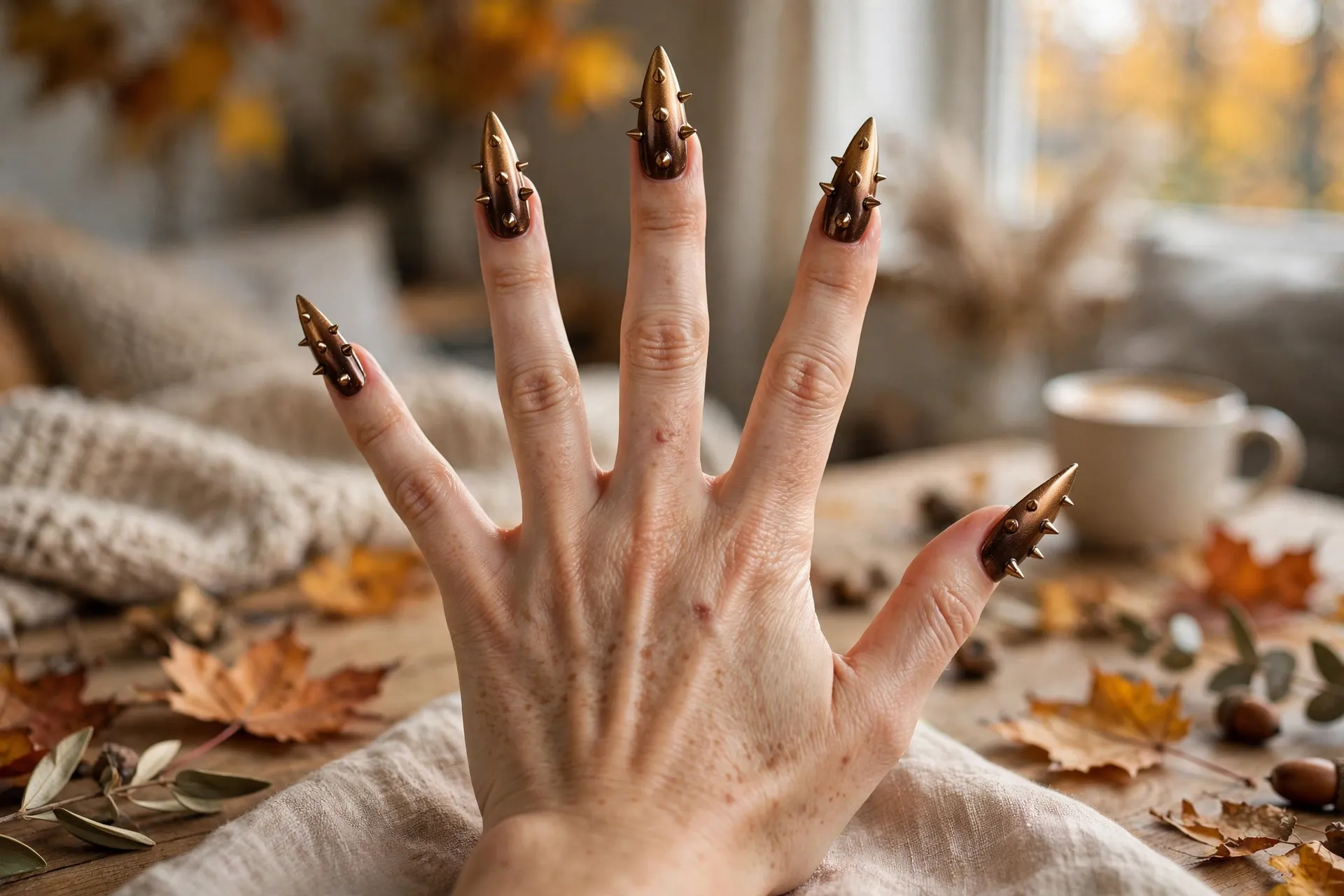 4. Bronze Ombré Spike