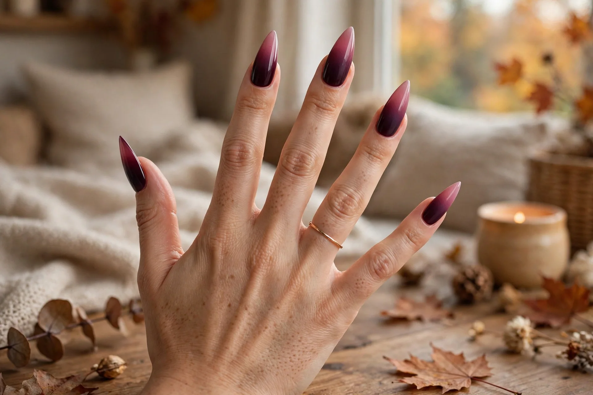 7. Ombre Wine Fade