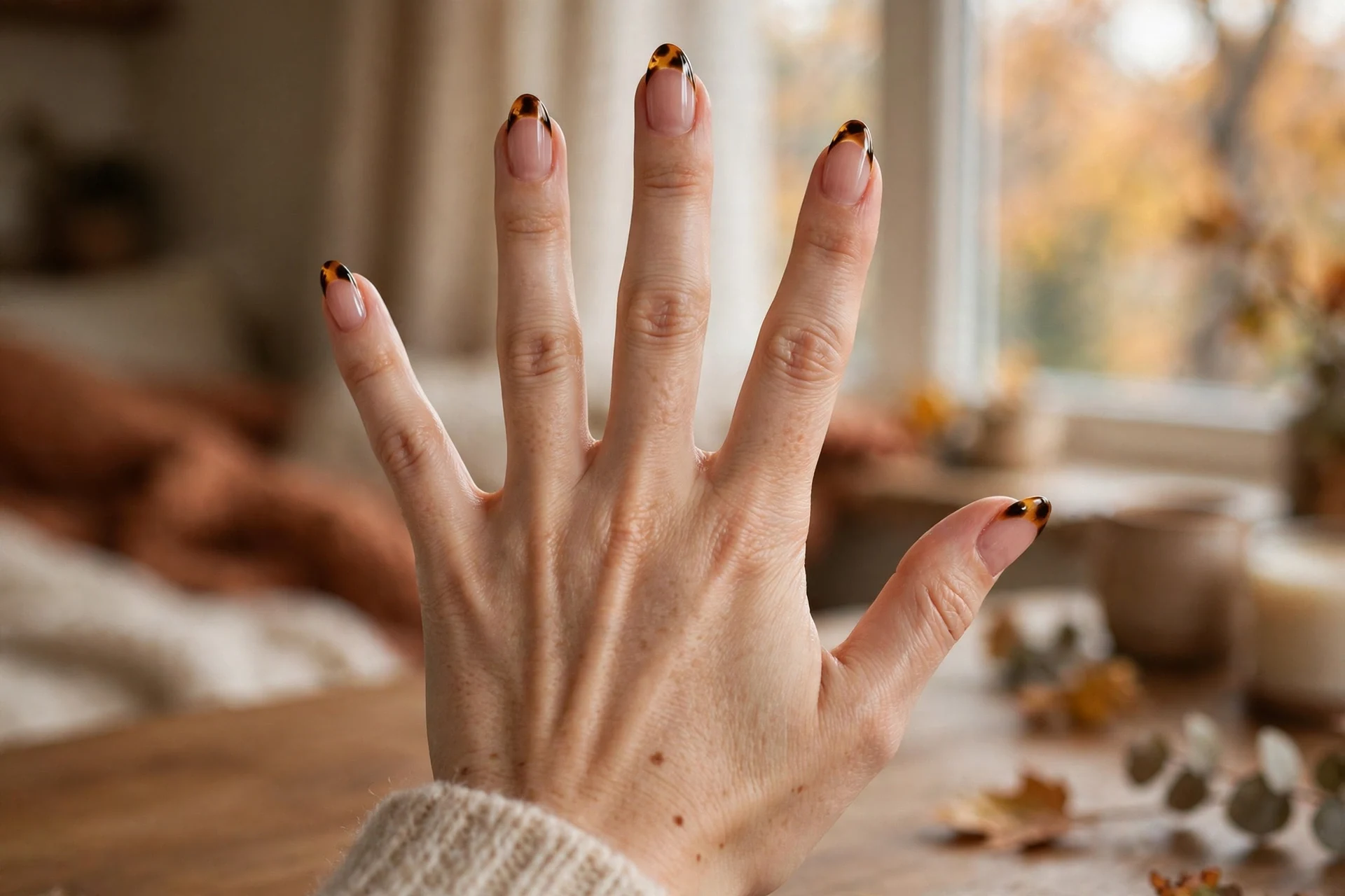 23. Tortoise French Tips