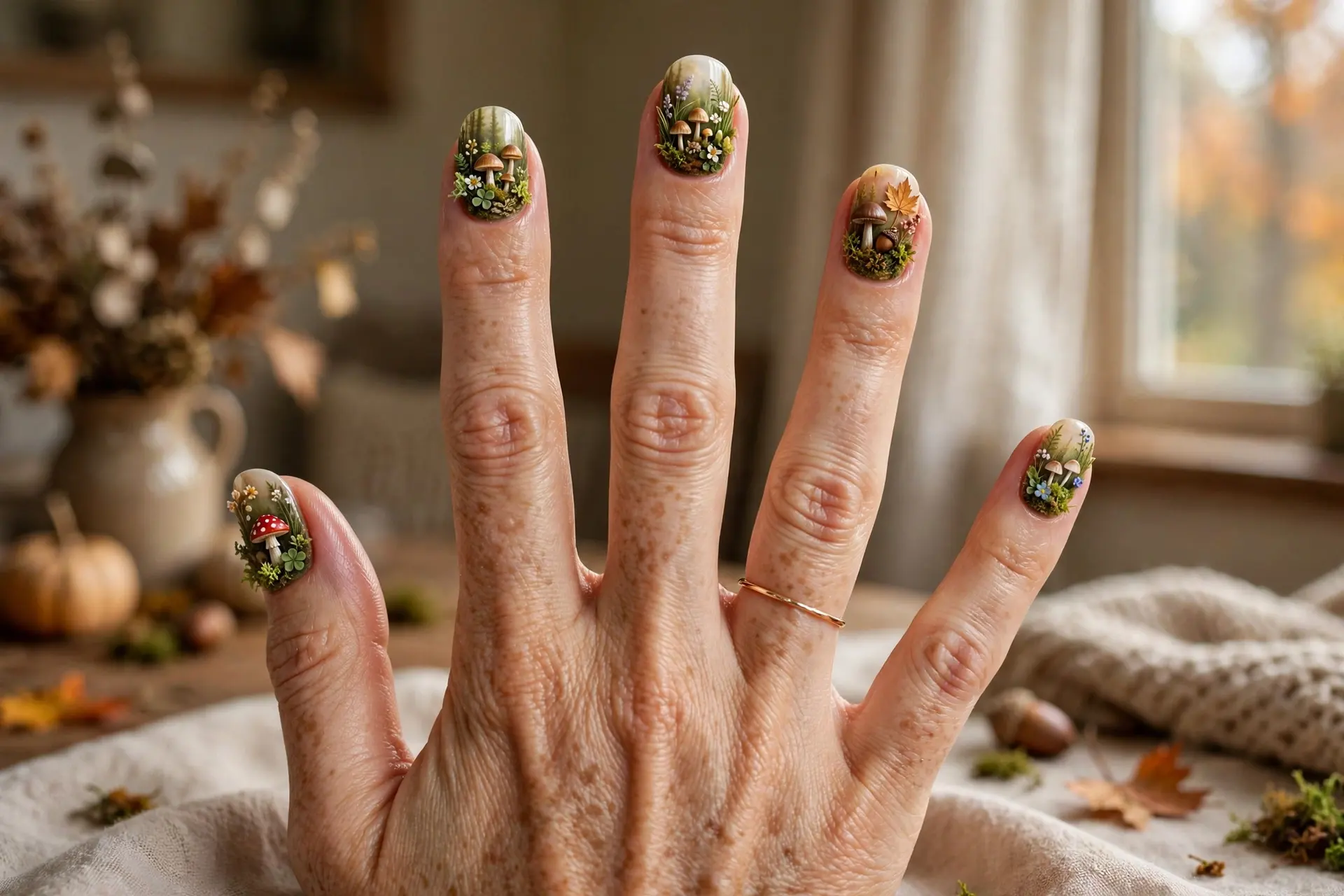 5. Mushroom Meadow Art