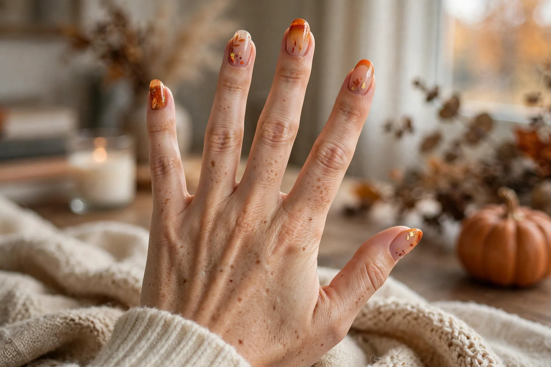 10. Ember Orange Accents
