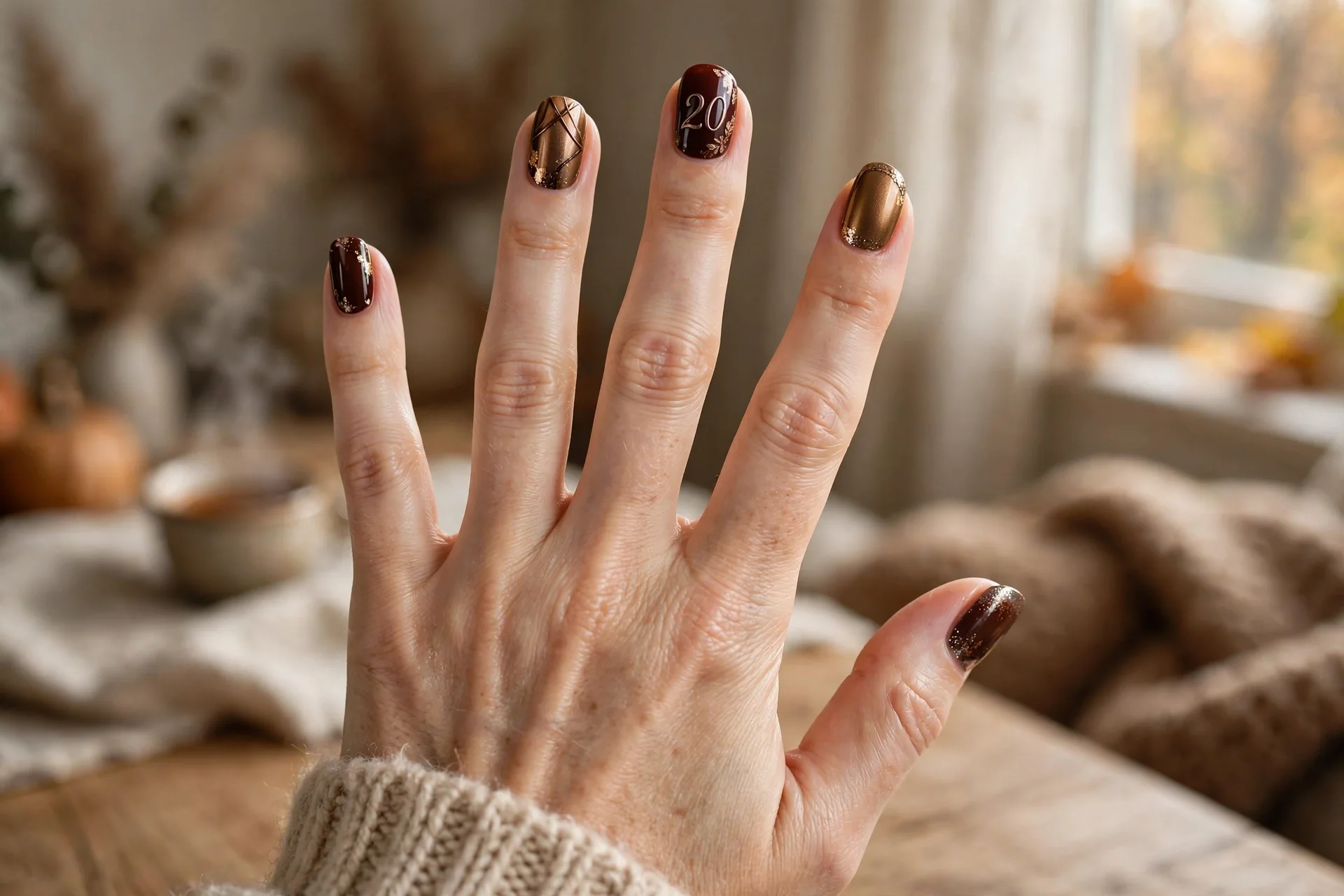 20. Bordeaux and Bronze