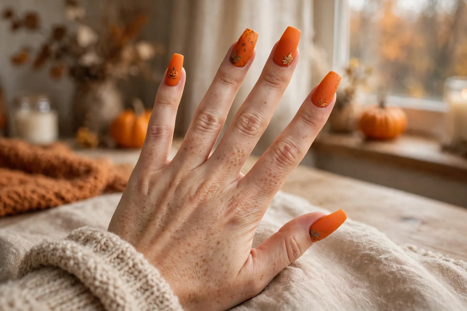 5. Pumpkin Matte Coffins