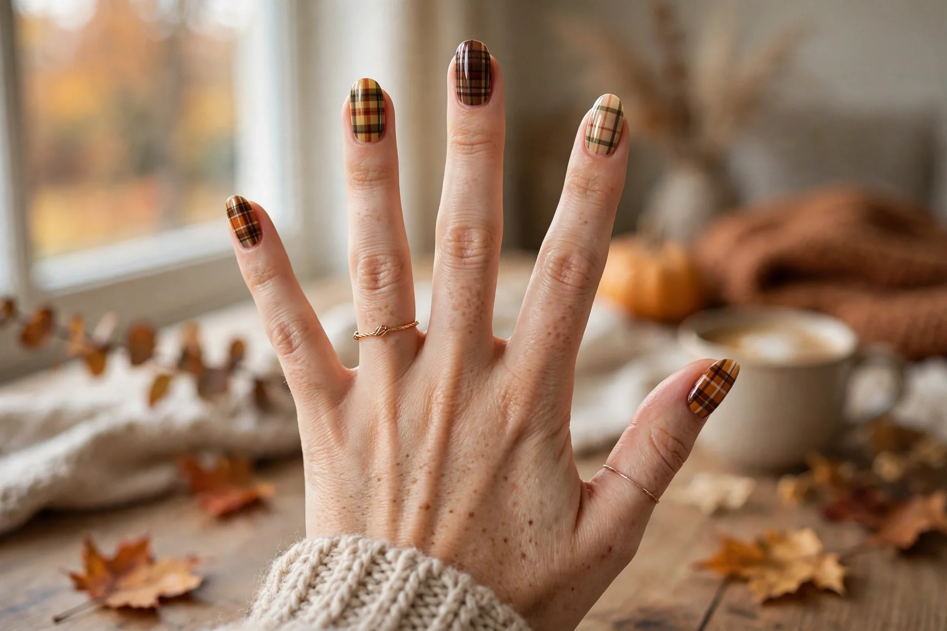 11. Gel Plaid Patterns