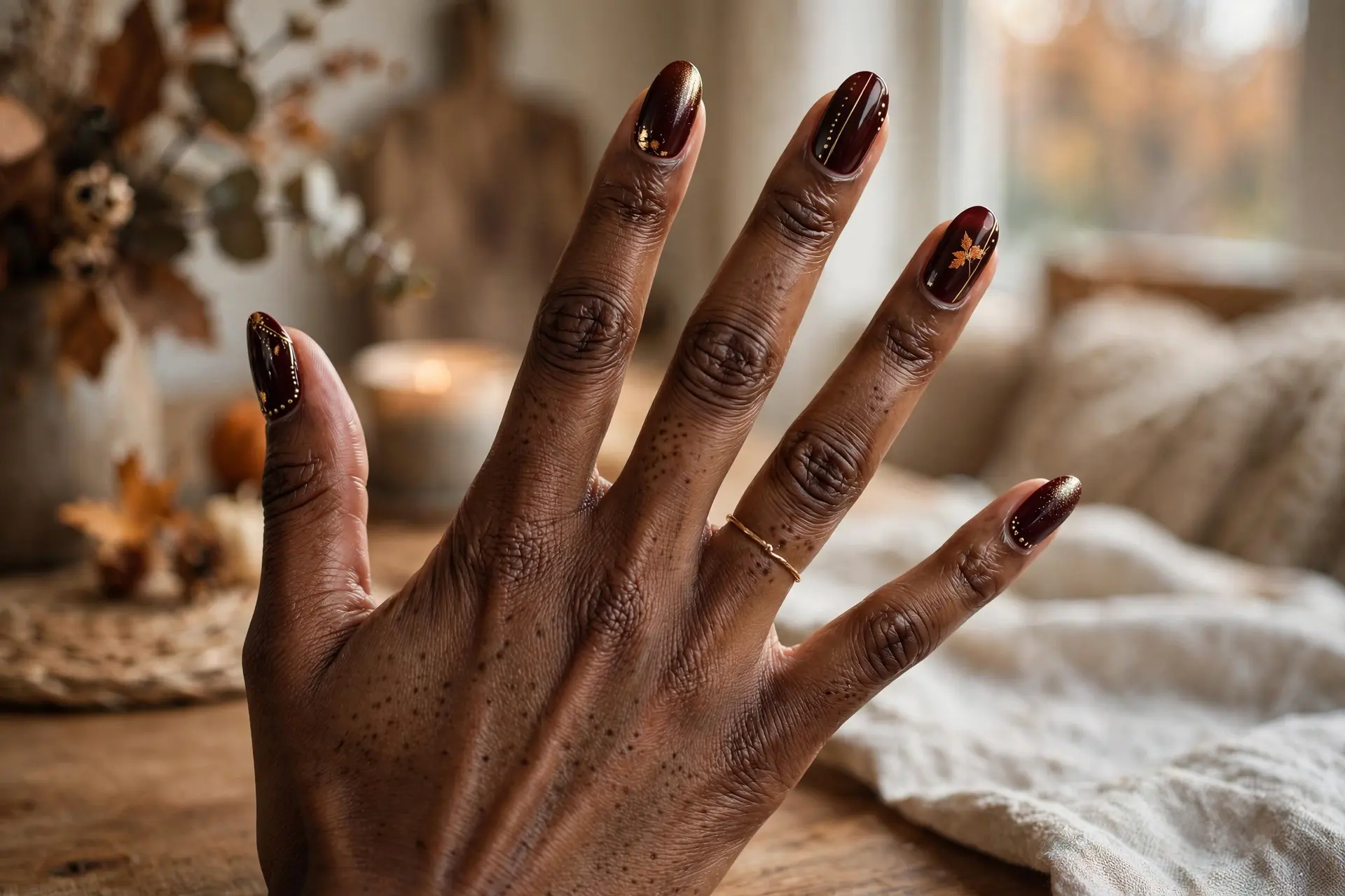 9. Oxblood Elegance