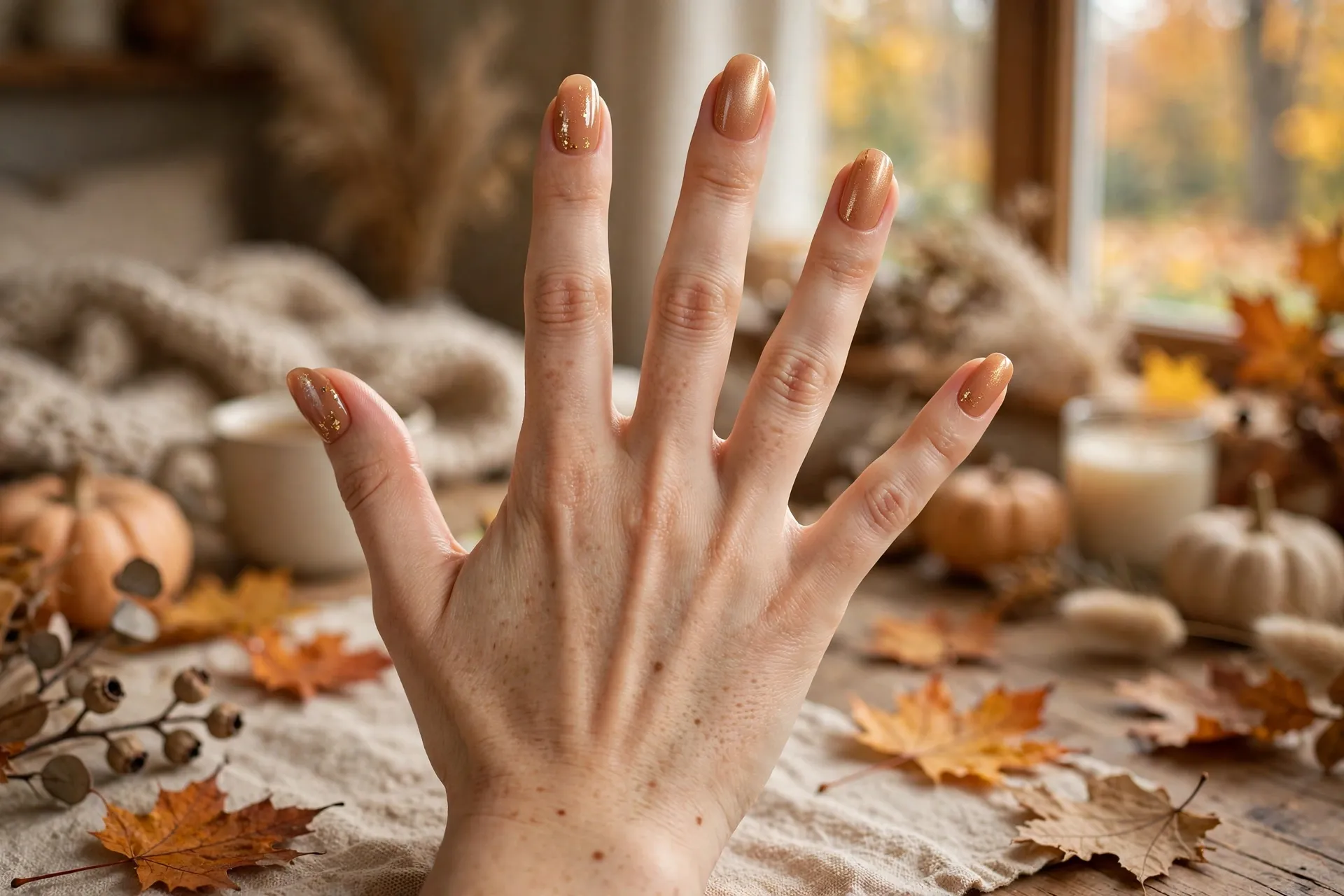 7. Caramel Nude Glow