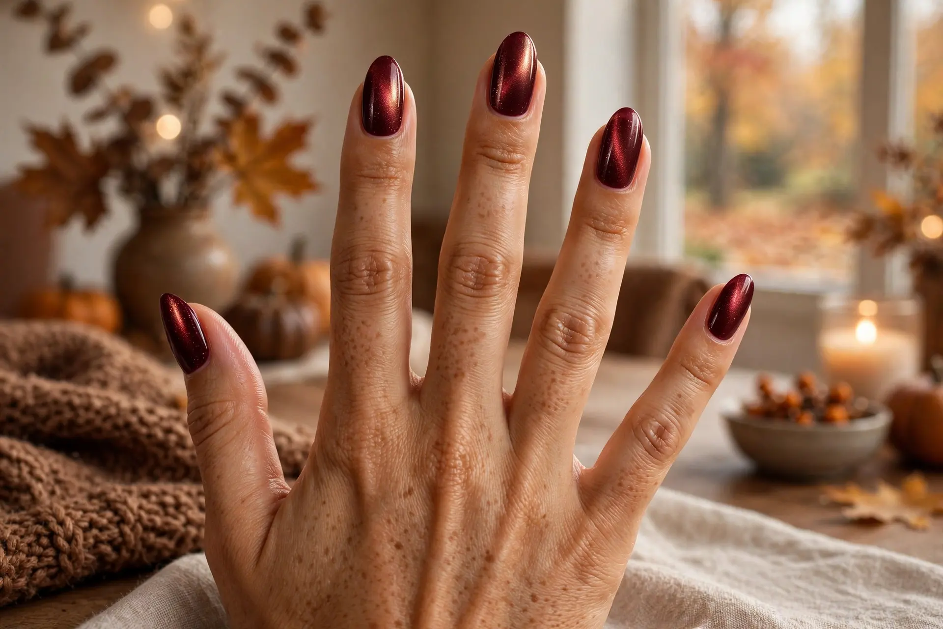 10. Burgundy Wine Glow