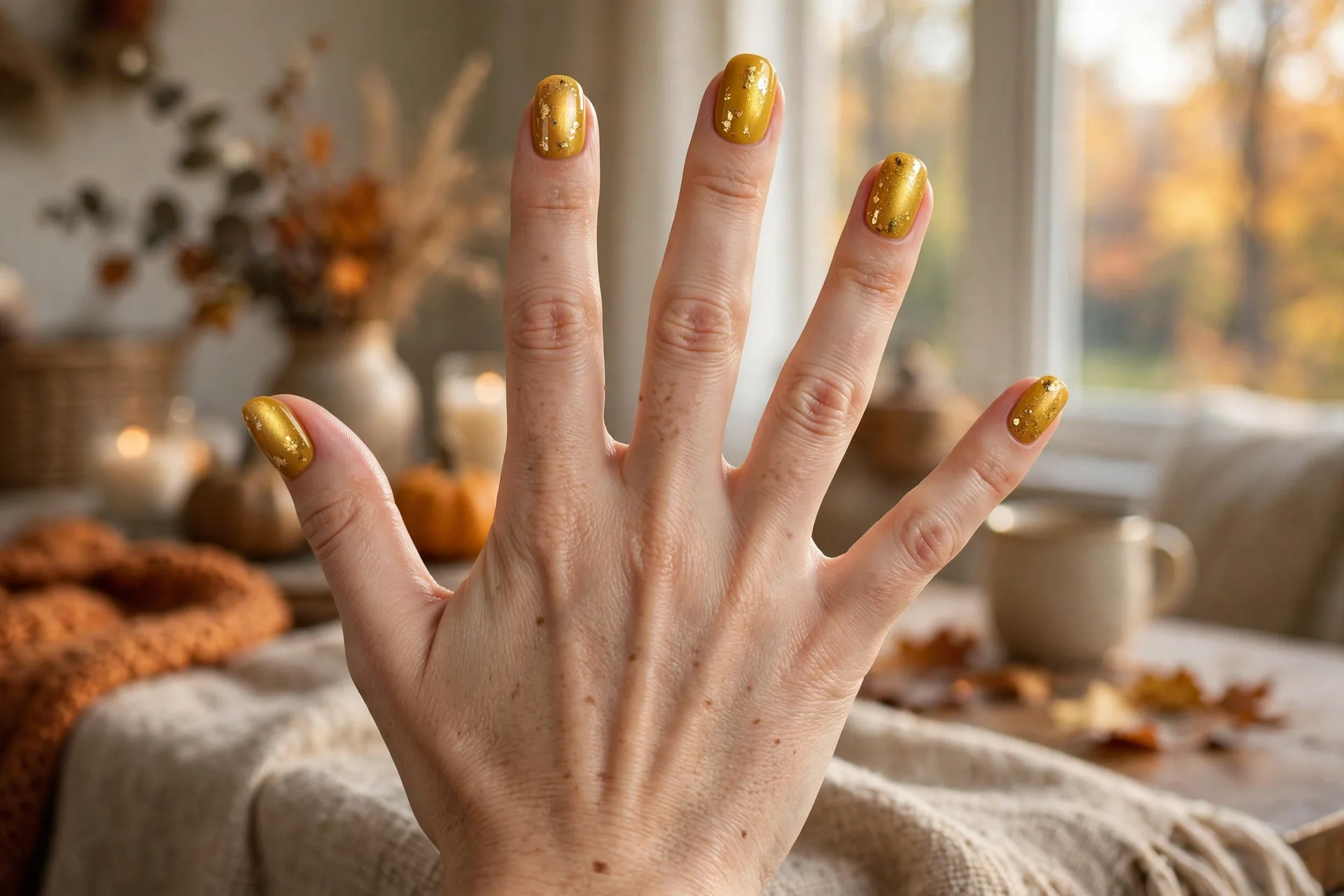 4. Golden Mustard Glow