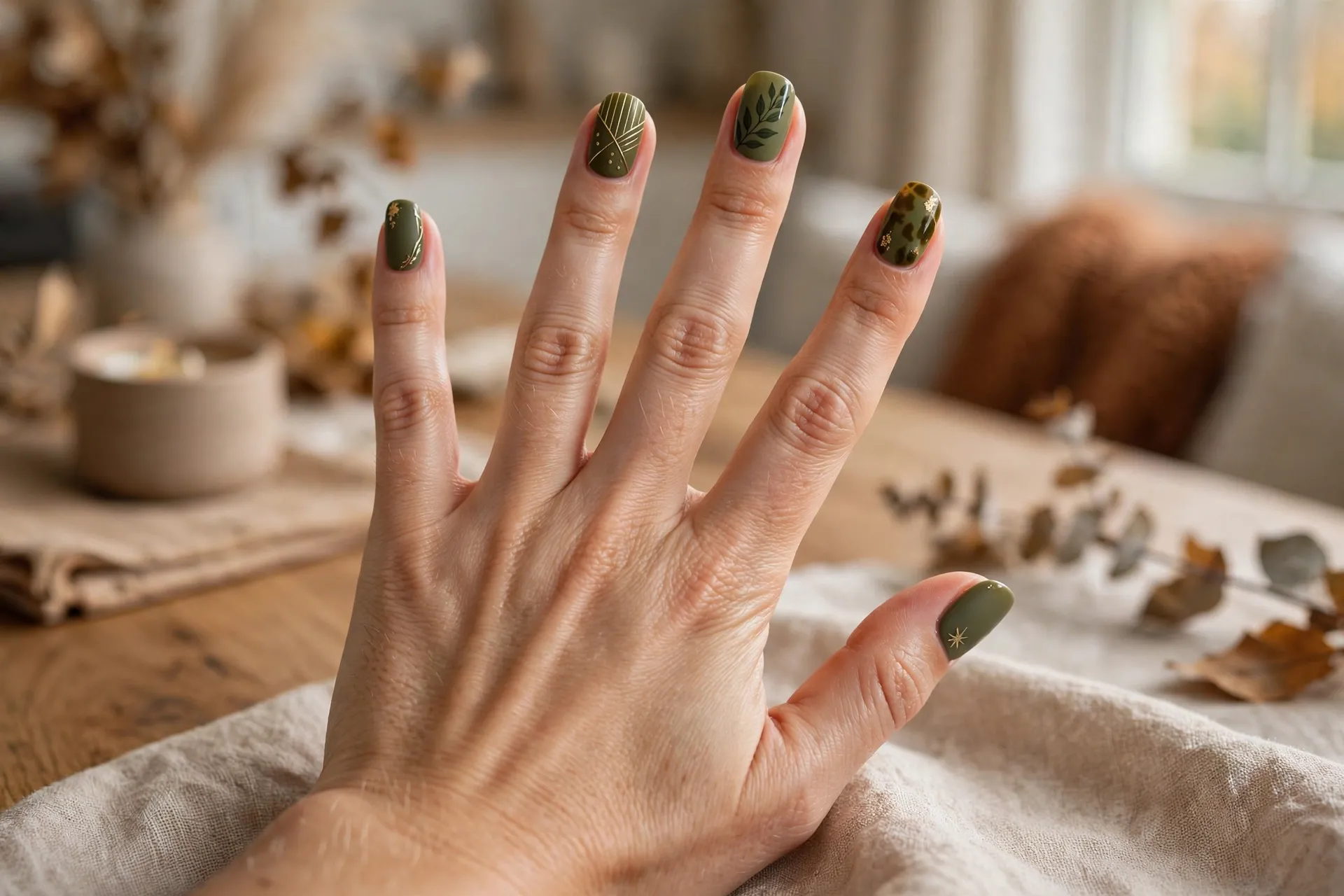 4. Olive Green Chic