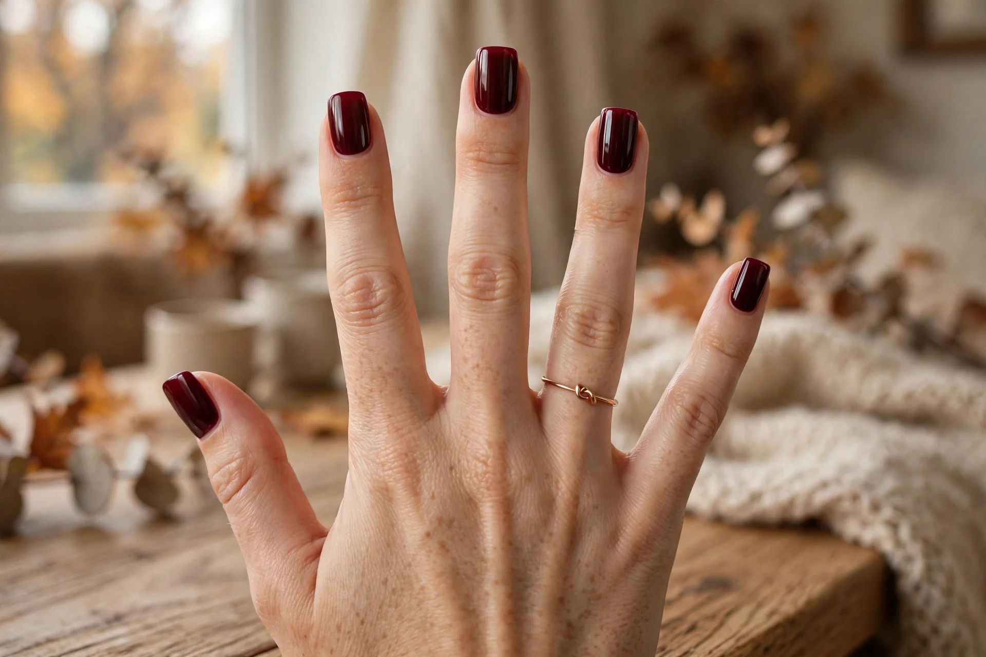 12. Burgundy Shimmer