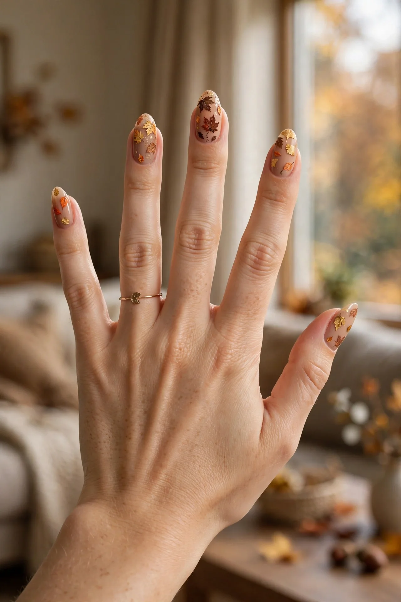 8. Falling Leaves Design