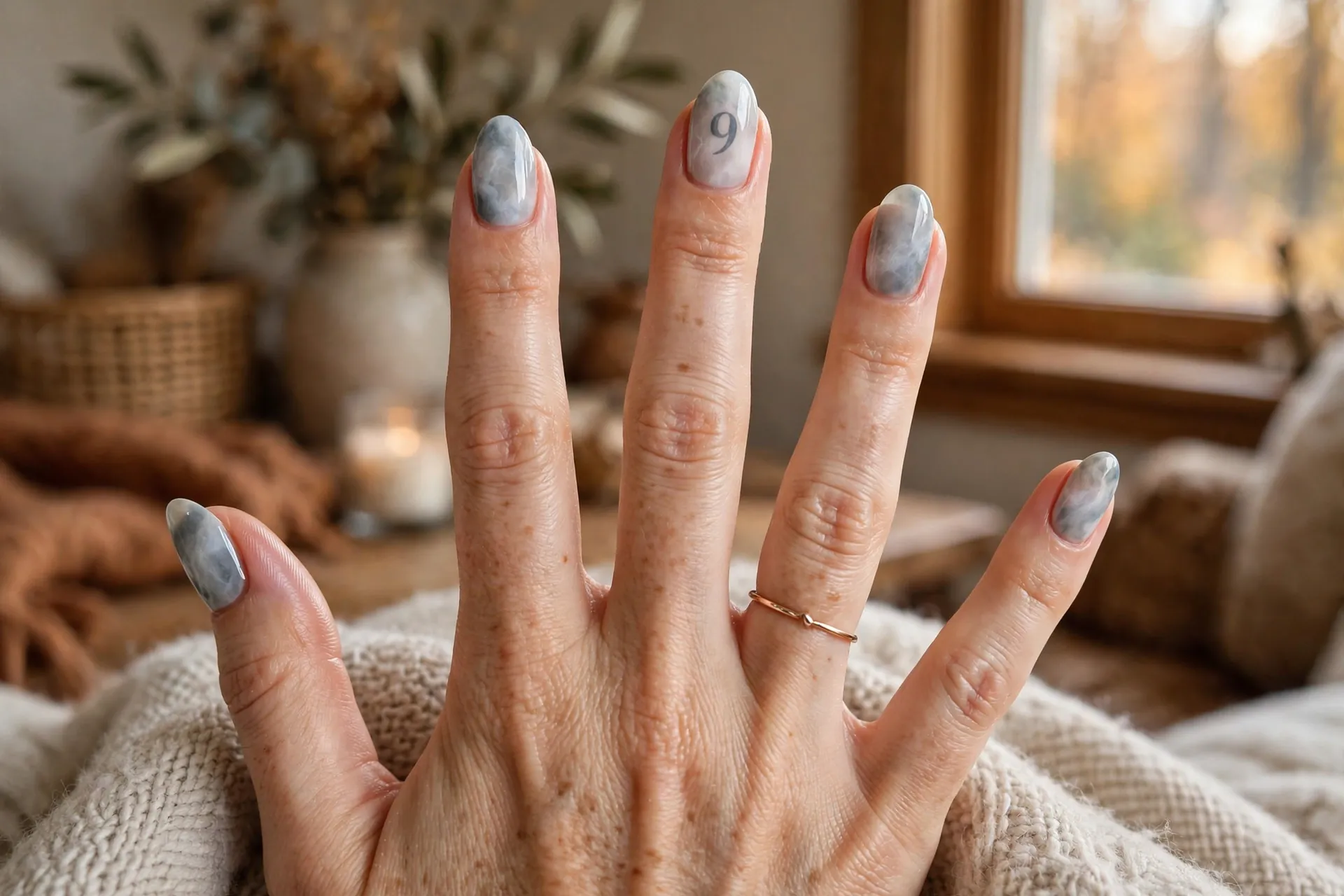9. Cloudy Marble Wash