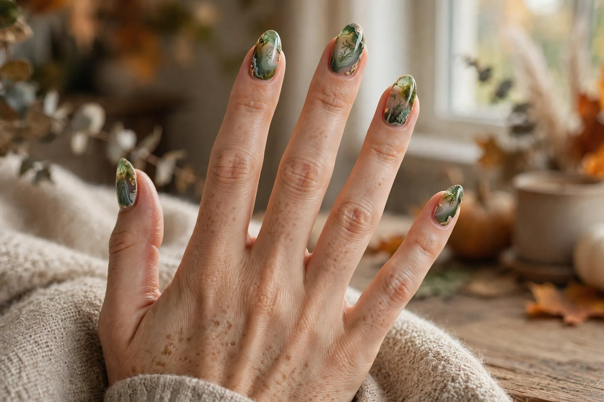 13. Moss Agate