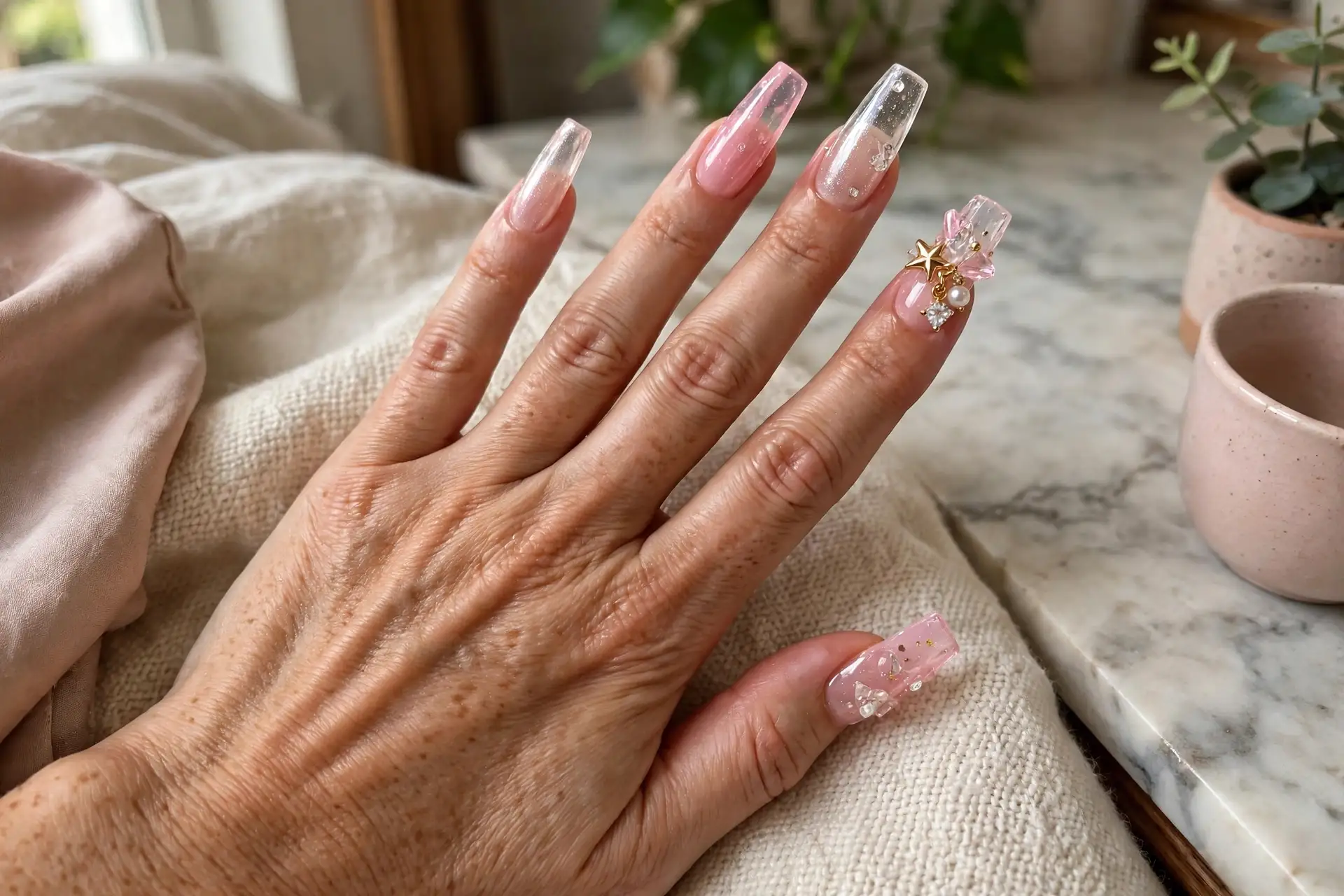 5. Crystal Cuticle Accents