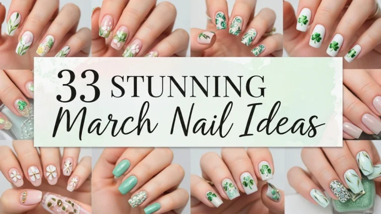33 Stunning March Nail Ideas