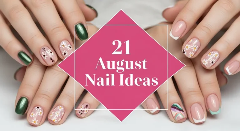 21 August Nail Ideas: Stunning Late Summer Designs for 2026