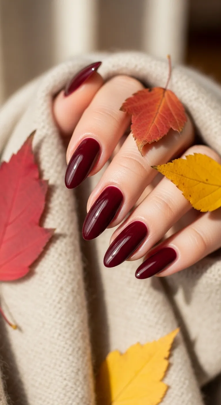 Deep Burgundy Elegance