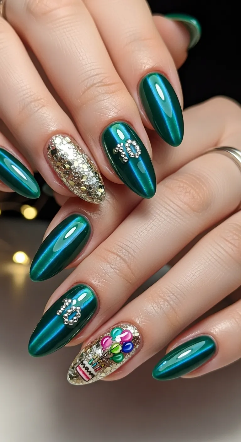 Emerald Green Cat-Eye