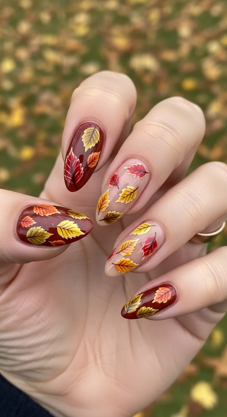 Falling Leaves Art