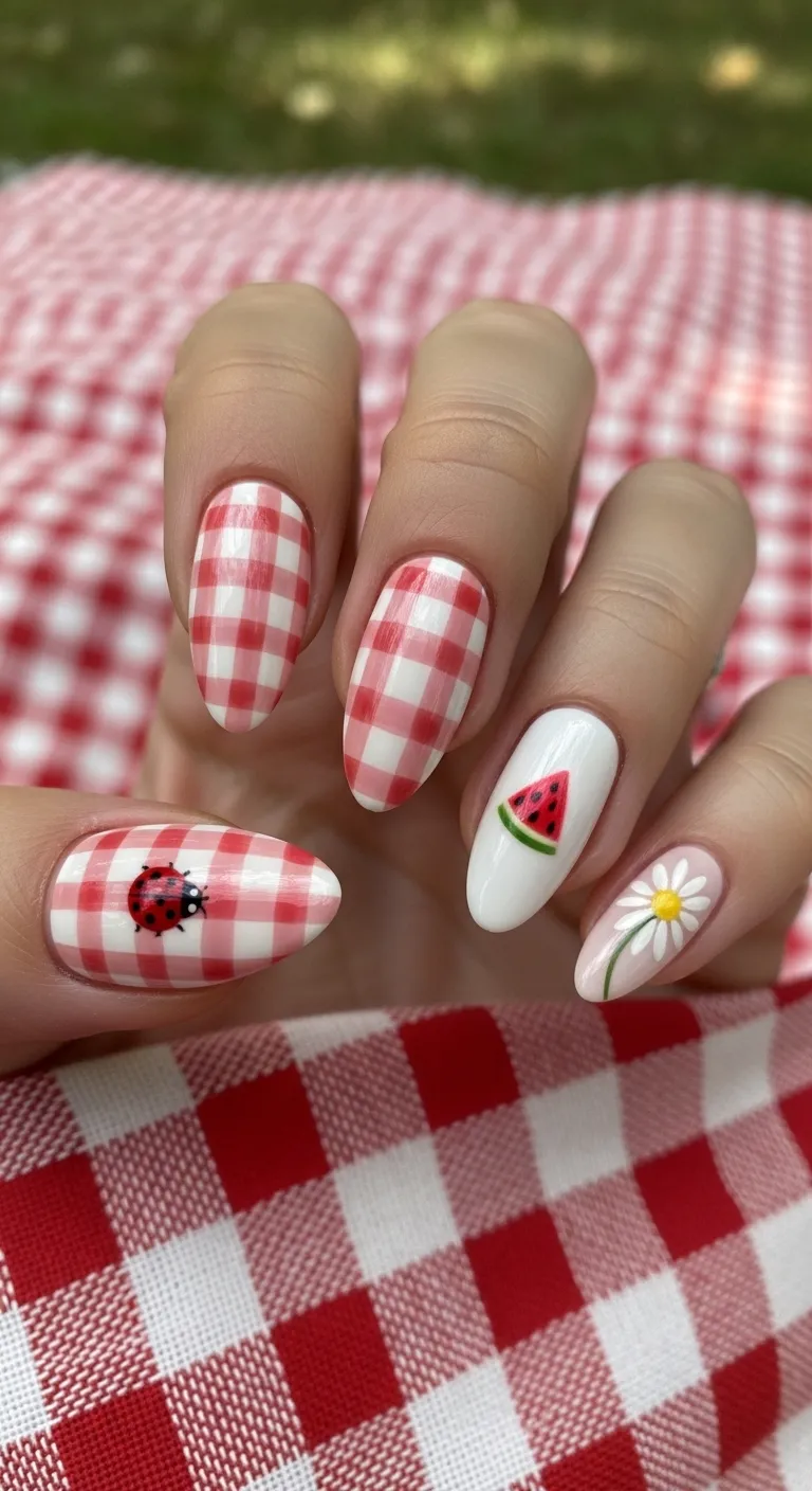 Gingham Picnic Pattern