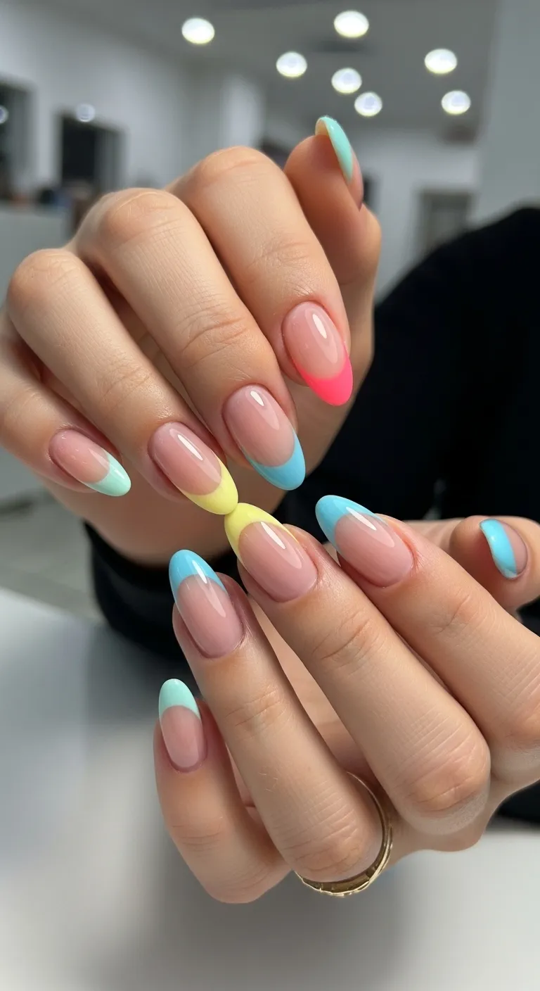 8. Glitter Tips