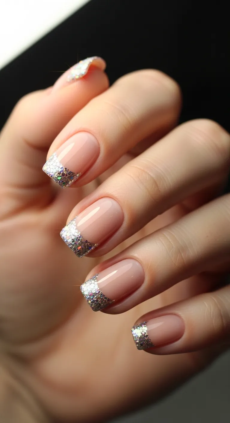 Holiday Glitter Tips