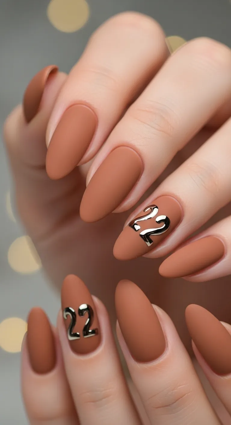 Matte Mocha + Shiny “22”