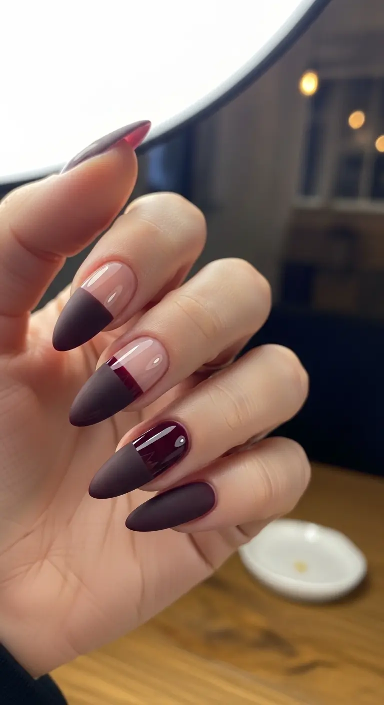 Matte and Glossy Finish Combination
