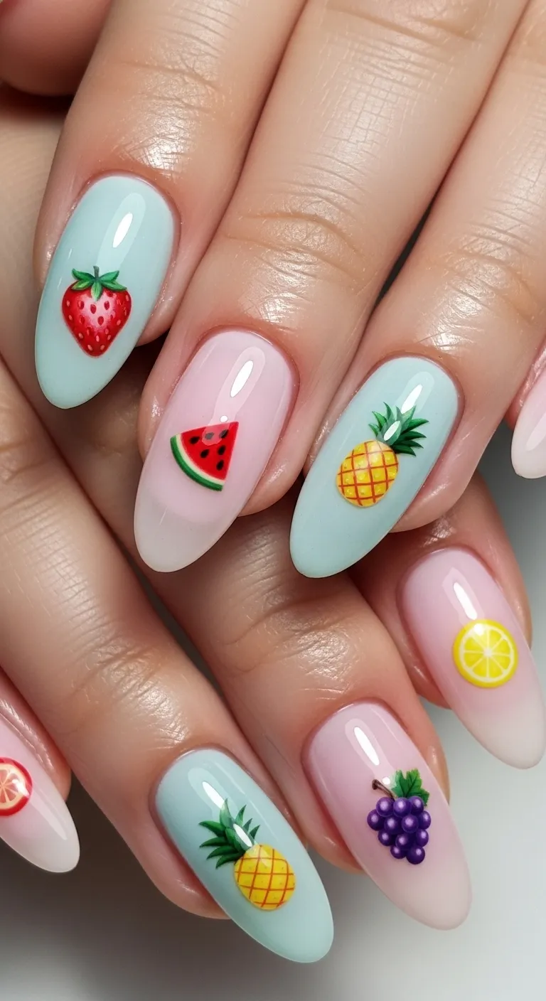 Mini Fruit Decals
