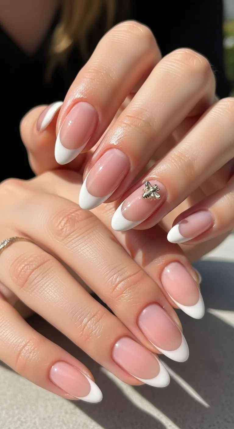 Minimalist White French Tips