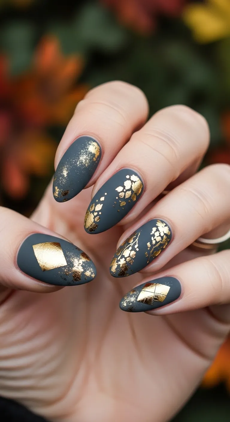 Moody Gray with Gold
