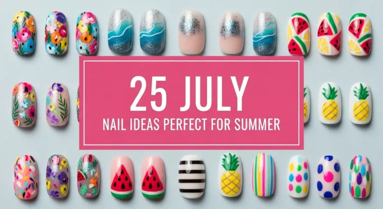 25 July Nail Ideas Perfect for Summer Fun and Celebrations