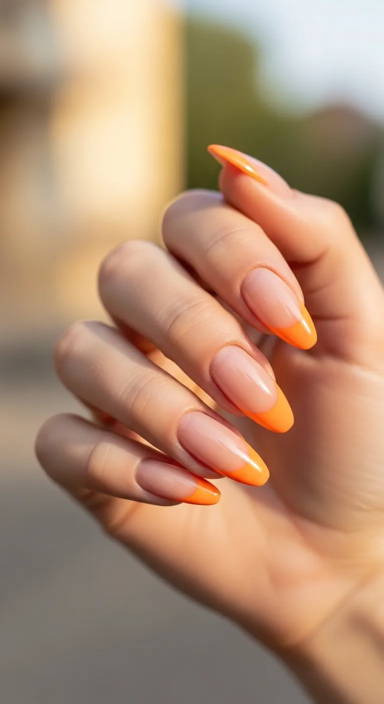 Neon Orange Tips