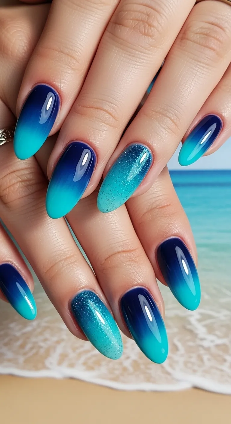 Ocean Blue Ombre
