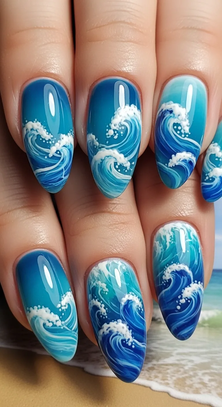Ocean Blue Waves