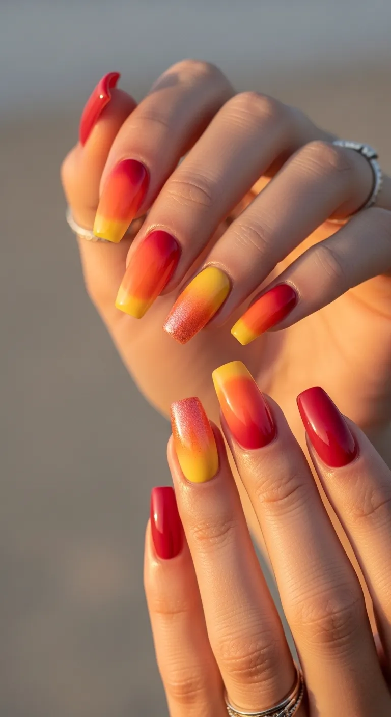 Ombre Sunset Fade