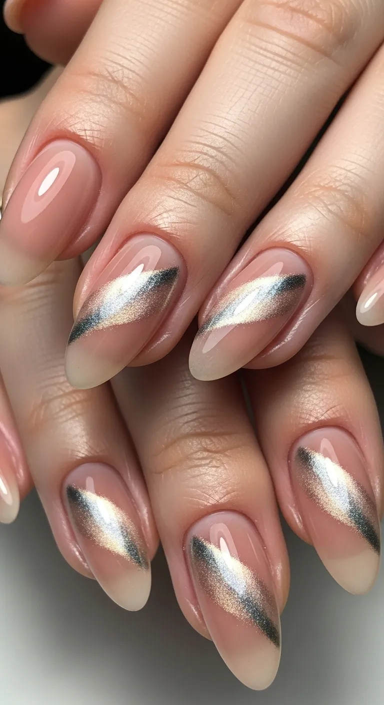 Patriotic Mismatched Nail Set