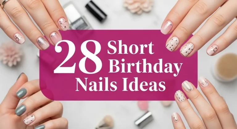 28 Short Birthday Nails Ideas That’ll Make You Shine