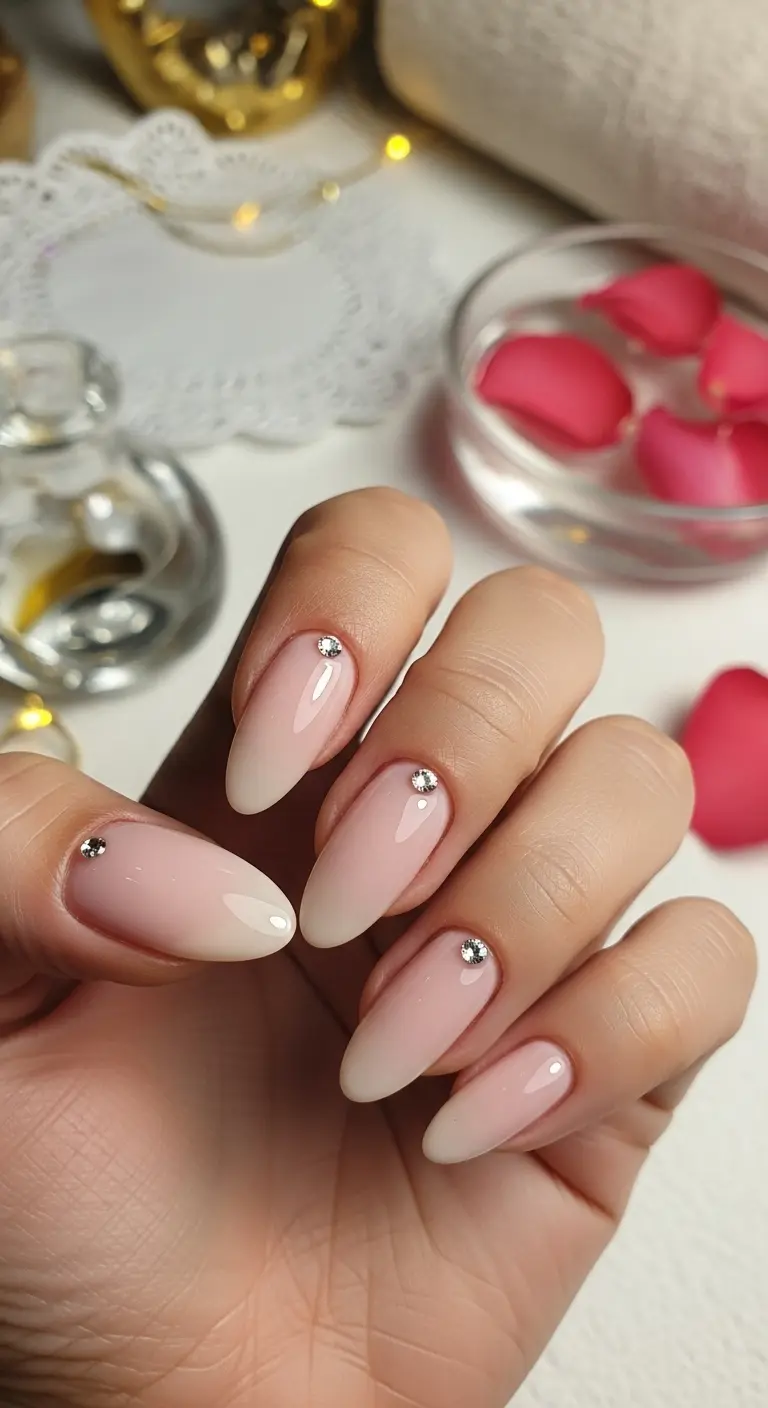 Single Rhinestone Placement