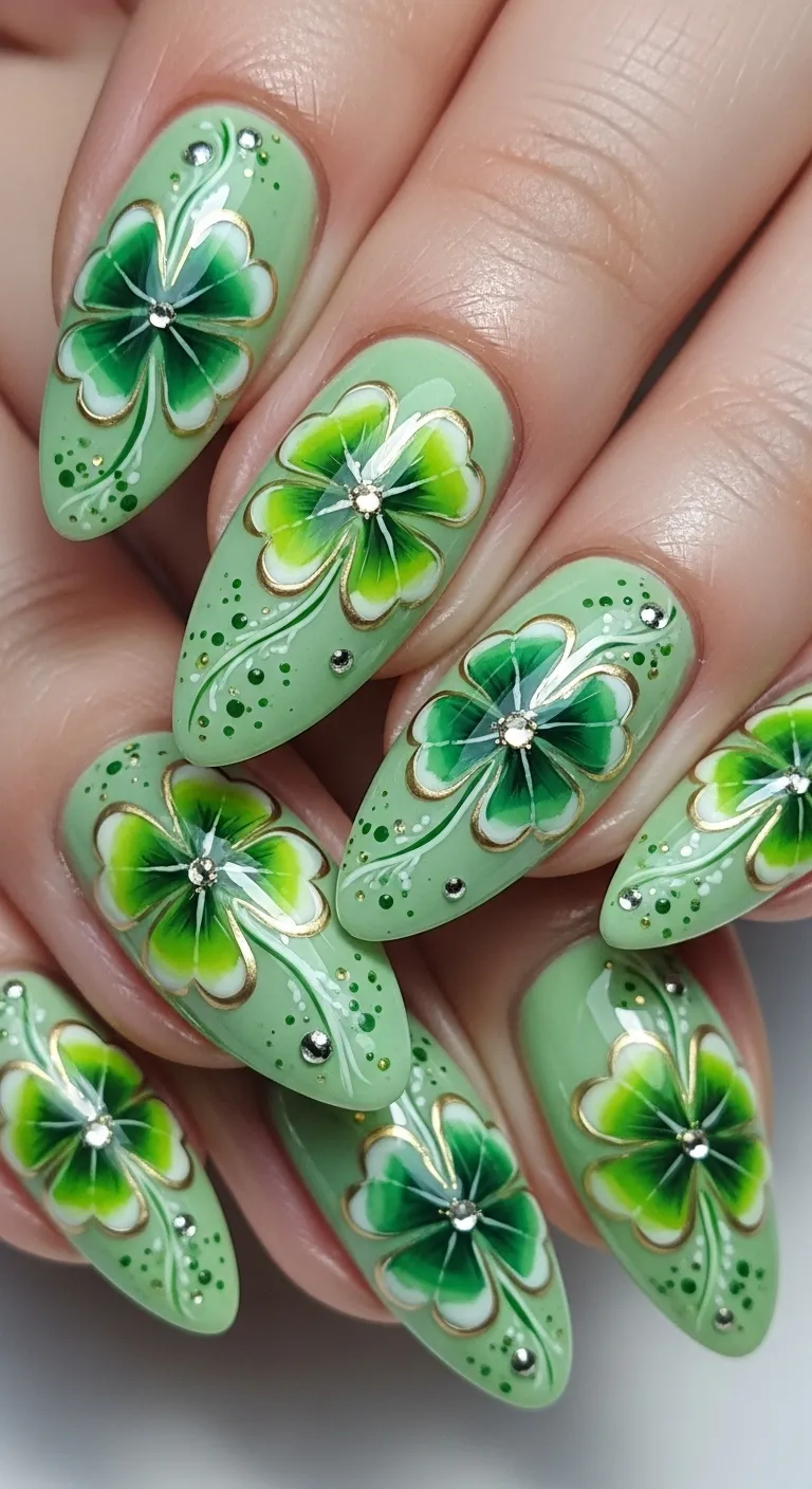 st patrick's day nails ideas