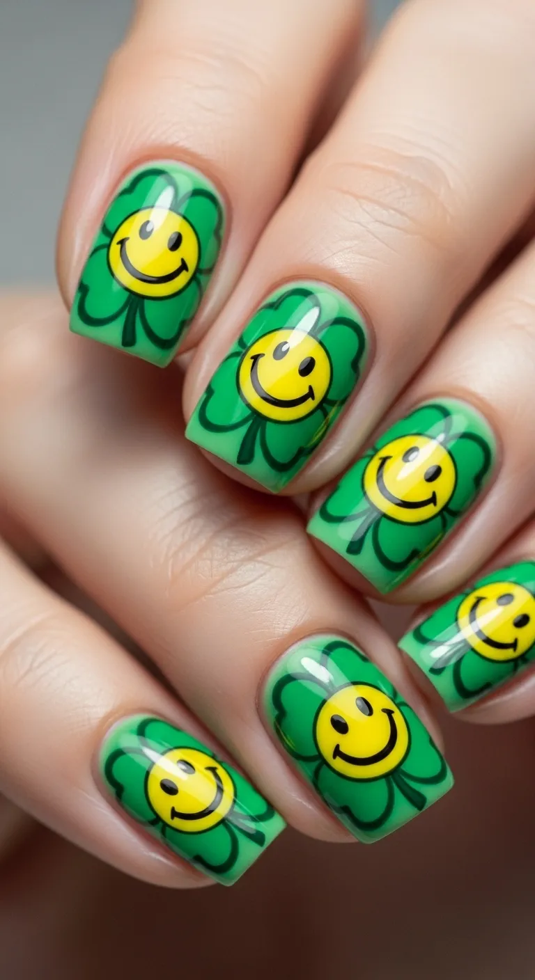 st patrick's day nails ideas