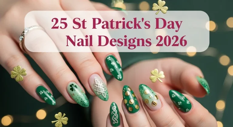 25 St Patrick’s Day Nail Designs 2026 Lucky Green Nail Ideas