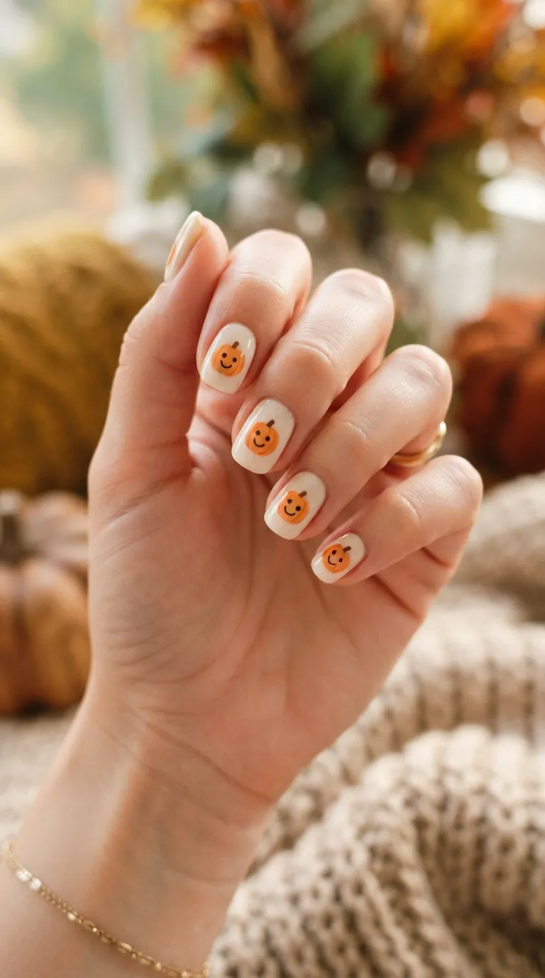 1. Smiley Face Pumpkins