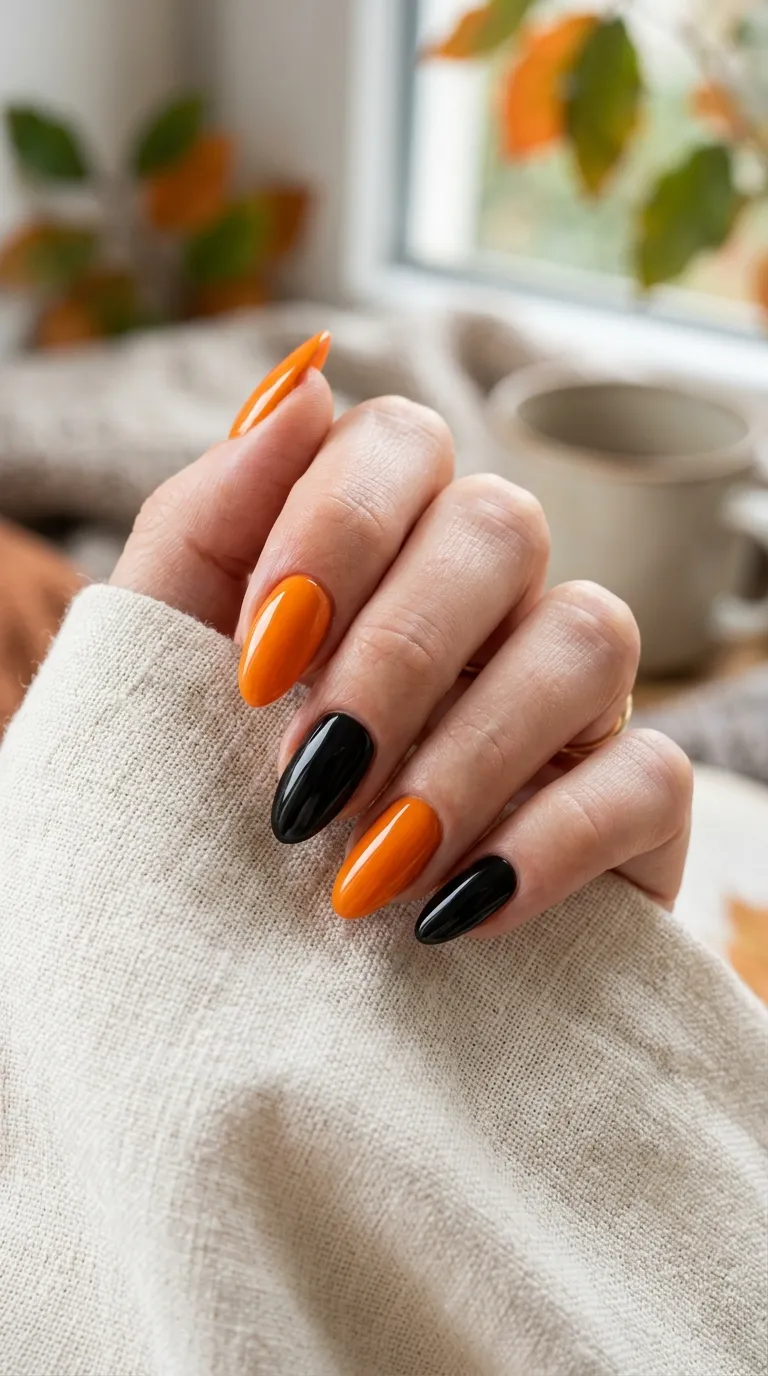 11. Orange and Black