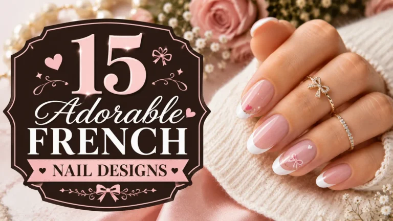 15 Adorable French Nail Designs for Elegant Nails