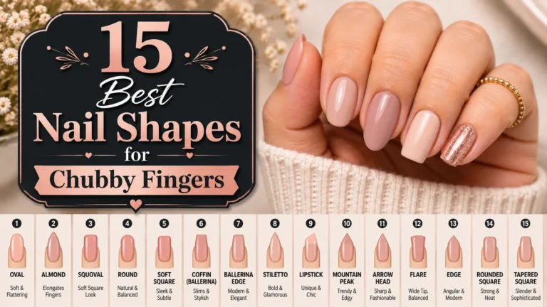 15 Best Nail Shapes for Chubby Fingers That Look Amazing