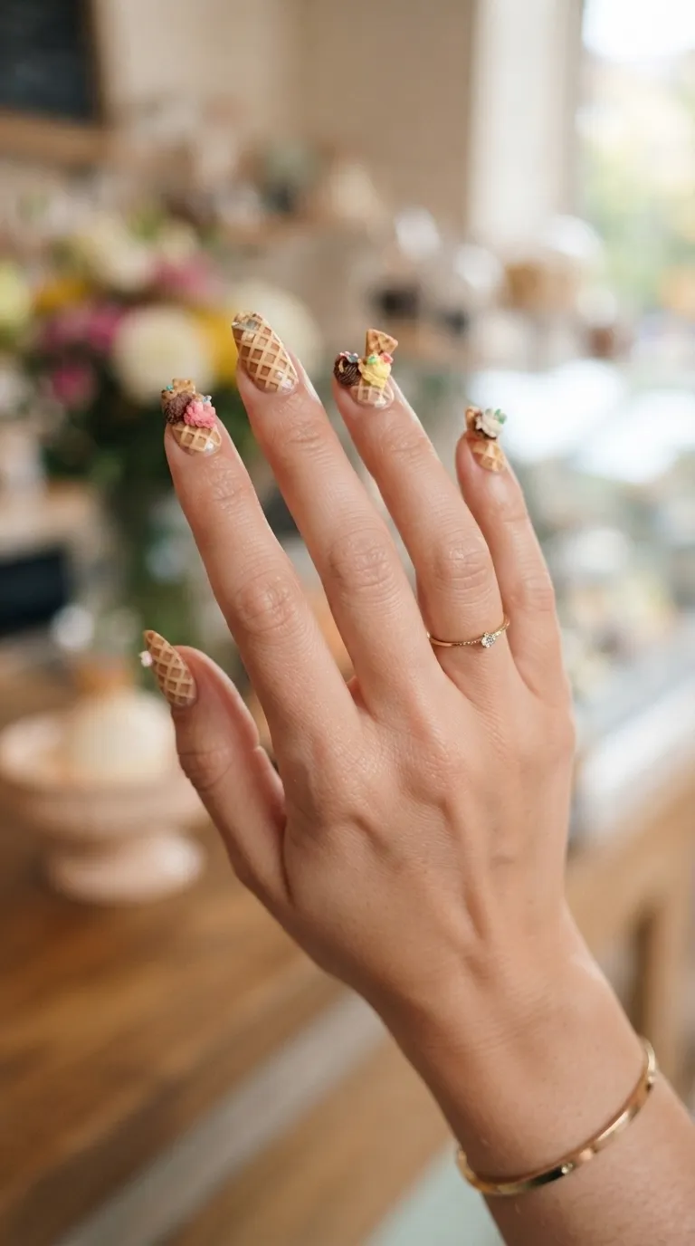 15. Waffle Cone Ombre